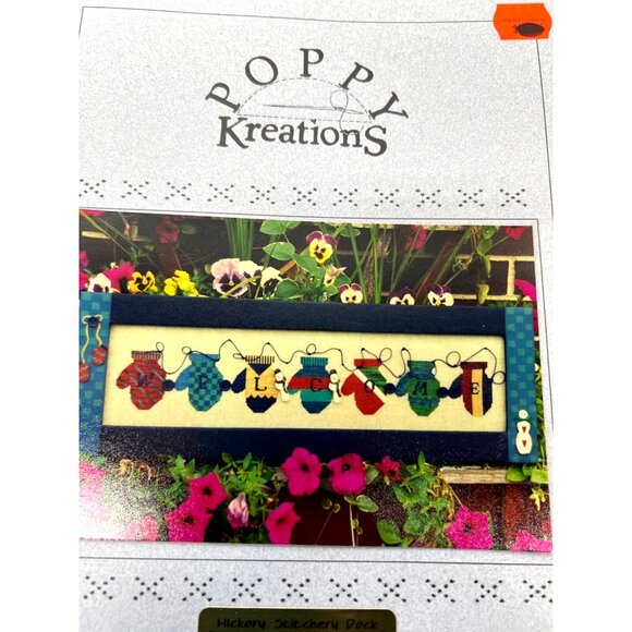 POPPY Kreations Season Welcome II Pattern Mittens - Picture 2 of 4